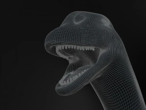 supersaurus rigged 3D Model