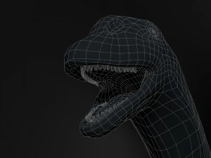 supersaurus rigged 3D Model