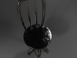 metallic chair 3D Model