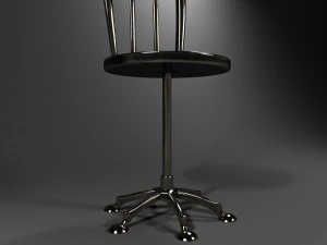 metallic chair 3D Model