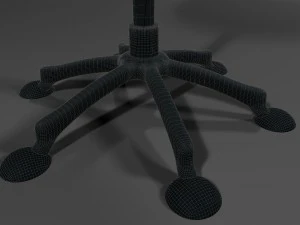metallic chair 3D Model