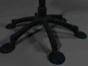 metallic chair 3D Model