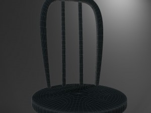 metallic chair 3D Model