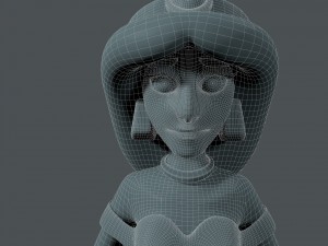 princess jasmine rigged Modello 3D