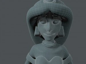 princess jasmine rigged 3D Model