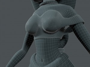 princess jasmine rigged Modello 3D