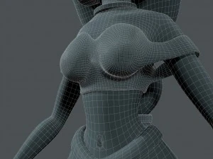 princess jasmine rigged 3D Model