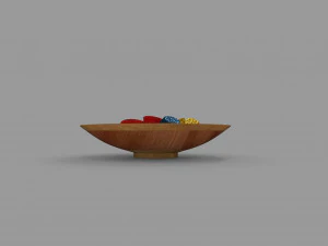 bowl with candy 3D Model