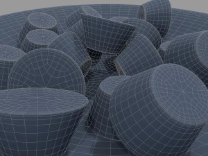 bowl with candy 3D Model