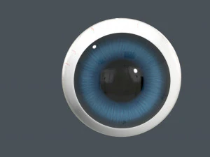 karikat&uuml;r g&ouml;z k&uuml;resi 3D Model