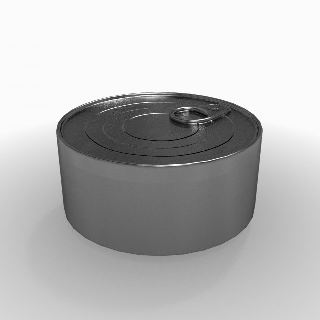 tinned goods Model 3D .c4d .max .obj .3ds .fbx .stl .blend 