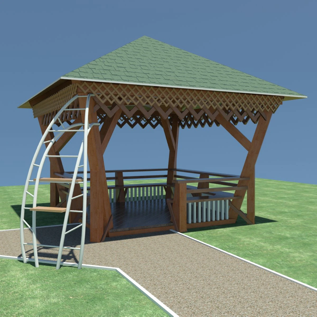 alcove 3D Model .c4d .max .obj .3ds .fbx .stl .blend