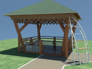 alcove Modèle 3D