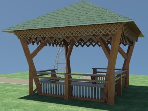 alcove Modèle 3D