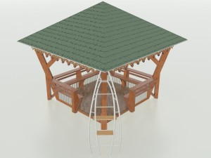 alcove Modèle 3D