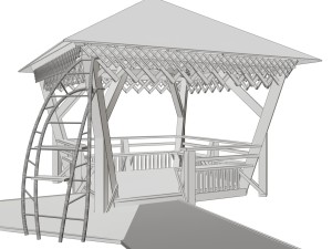 alcove Modèle 3D