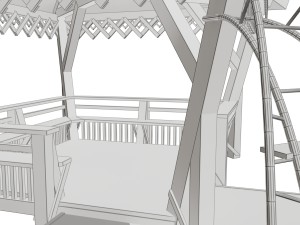 alcove Modèle 3D