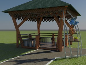 alcove Modèle 3D