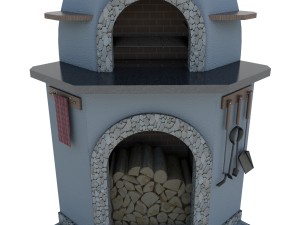 grill oven Modèle 3D