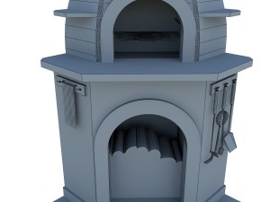 grill oven Modèle 3D