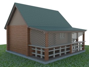 lodge country 3D Model