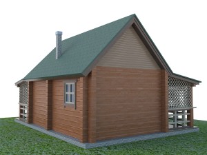 lodge country 3D Model