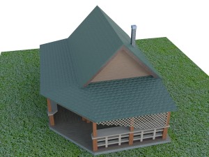 lodge country 3D Model