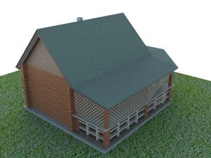 lodge country 3D Model