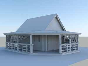 lodge country 3D Model