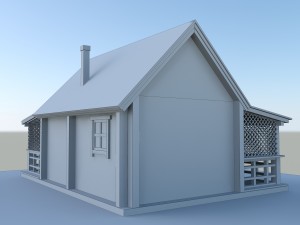 lodge country 3D Model