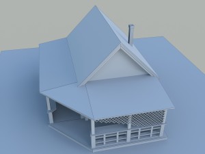 lodge country 3D Model