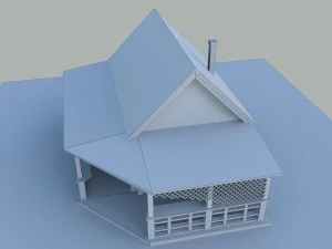 lodge country 3D Model