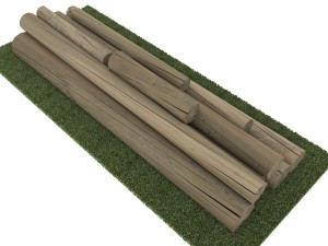old logs 3D Model