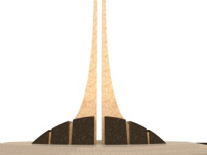 monument of granite and marble 3D मॉडल