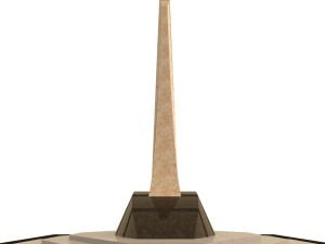 monument of granite and marble 3D मॉडल