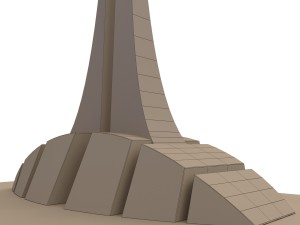 monument of granite and marble 3D मॉडल