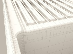 stainless steel kitchen sink 3D Model