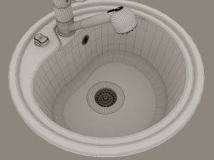 kitchen sink Model 3D