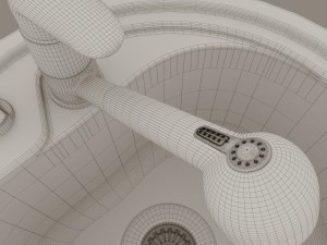 kitchen sink Model 3D