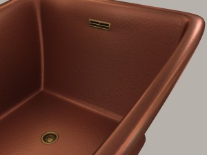 model of a modern copper bath Modèle 3D
