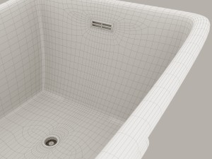 model of a modern copper bath Modèle 3D