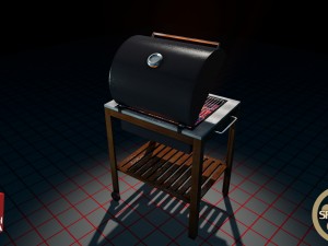 ikea applaro bbq - source filmmaker ready 3D-Modell