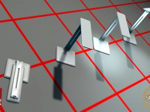 led lamp - source filmmaker ready 3D Model