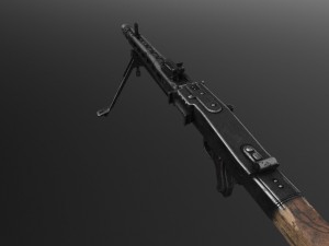 mg42 german machine Model 3D