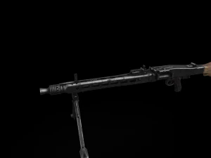 mg42 german machine 3D Model