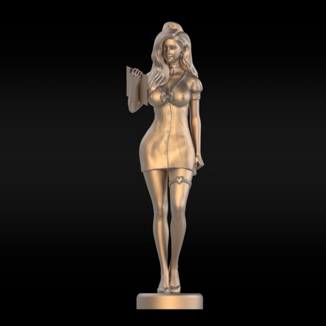 girl anime 2 Modelo de Impressão 3D .c4d .max .obj .3ds .fbx .stl .blend