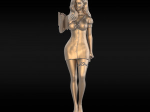 girl anime 2 3D Print Model
