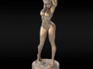 menina anime 3 Modelo de Impressão 3D