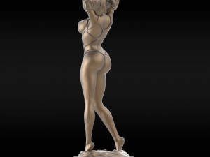 girl anime 3 Modelo de impresión 3D