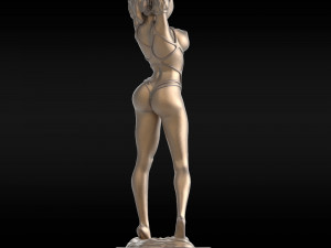 girl anime 3 Modelo de impresión 3D